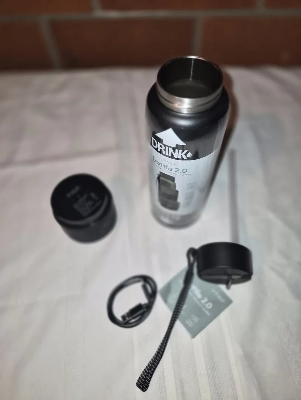 Bottle 2.0 Bluetooth Speaker Water Bottle - Black